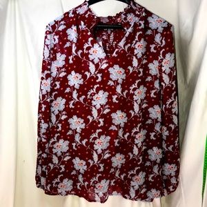 A.n.a. Ruby floral blouse